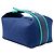 Blue Hermès Small Toile Bride A Brac Case Vanity Bag - view 2