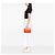 Bolso Vanity Case Hermès Large Toile Bride A Brac Naranja - vista 6