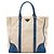 Prada Saffiano Canvas Tote in Blau