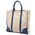 Prada Saffiano Canvas Tote in Blau - Ansicht 2