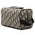 Necessaire Clutch Lingot in tela Dior Oblique blu - vista 2