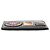 Borsa Clutch Saint Laurent in pelle nera con multi-patch e cerniera Nero - vista 3