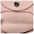 Portamonete Bastia Hermès in pelle Chevre Mysore rosa - vista 5