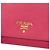 Borsa a tracolla Prada Saffiano Wallet On Chain Rosa - vista 5