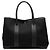 Borsa Tote Garden Party 36 in Toile e Negonda Nera Hermès Nero