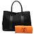 Borsa Tote Garden Party 36 in Toile e Negonda Nera Hermès Nero - vista 8
