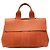 Borsa Hermès Valparaiso PM in Toile e Swift arancione