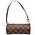 Borsa a mano Louis Vuitton Damier Ebene Papillon Pochette Marrone