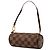 Borsa a mano Louis Vuitton Damier Ebene Papillon Pochette Marrone - vista 2