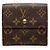 Cartera Louis Vuitton Monogram Elise Marrón Carteras Pequeñas Castaño