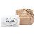Borsa Bucket Antique Prada in pelle Nappa beige - vista 6