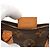 Borsa Louis Vuitton Monogram Mini Speedy HL Marrone - vista 6