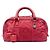 Borsa a mano LOEWE Amazona 28 in camoscio rosso con cuciture