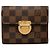 Cartera Louis Vuitton Damier Ebene Koala Brown Small Wallets Castaño
