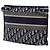 Borsa crossbody piatta Dior Oblique Canvas blu - vista 2