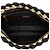 Clutch in crochet di rafia Prada nera Nero - vista 4