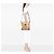 Borsa a tracolla Gucci GG Canvas Abbey D Ring Beige - vista 6