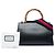 Bamboo Borsa Satchel Gucci Nymphaea Small in pelle di vitello nera con bambù e Web Nero - vista 8