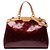Borsa Satchel Brea MM Louis Vuitton Monogram Vernis Rossa Rosso