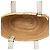 Borsa Tote Anagram Small in Raphia Bianca LOEWE Bianco - vista 4