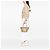 Borsa Tote Anagram Small in Raphia Bianca LOEWE Bianco - vista 6