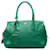 Prada Vitello Daino Tote Grün