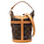 Bucket Borsa a secchiello Duffle Louis Vuitton Monogram Marrone  - vista 1