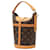 Bucket Borsa a secchiello Duffle Louis Vuitton Monogram Marrone  - vista 2