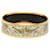 White Hermès Wide Enamel Brazil Candeur Bangle 65 Costume Bracelet  - view 3