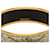 White Hermès Wide Enamel Brazil Candeur Bangle 65 Costume Bracelet  - view 5