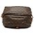 Borsa a tracolla Louis Vuitton Monogram Saumur 35 Marrone - vista 3