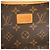 Borsa a tracolla Louis Vuitton Monogram Saumur 35 Marrone - vista 5
