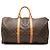 Borsa da viaggio Louis Vuitton Monogram Keepall 50 Marrone