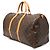 Borsa da viaggio Louis Vuitton Monogram Keepall 50 Marrone - vista 2