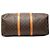 Borsa da viaggio Louis Vuitton Monogram Keepall 50 Marrone - vista 3