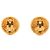 Orecchini a clip rotondi Chanel CC placcati oro D'oro - vista 2
