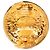 Orecchini a clip rotondi Chanel CC placcati oro D'oro - vista 3