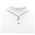 Collana con pendente a goccia Chanel CC in resina e ottone argentato Argento - vista 5
