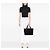 Borsa Tote Chanel Old Travel Line in Nylon Nero - vista 5