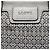 Tote in tela Anagram grigio LOEWE - vista 5