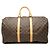 Borsa da viaggio Louis Vuitton Monogram Keepall 50 Marrone