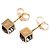 Orecchini a lobo Louis Vuitton placcati in oro con strass Gamble D'oro - vista 5