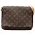 Borsa a tracolla Louis Vuitton Monogram Musette Tango marrone con tracolla corta