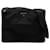 Borsa a tracolla Prada Tessuto nera con zip Nero