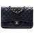 Borsa a tracolla Chanel Jumbo Classic Caviar Single Flap Nera Nero