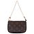 Borsa a mano Louis Vuitton Monogram Mini Pochette Accessoires Marrone