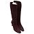 Eggplant Bally Suede Heeled Knee-High Boots Size 7.5 Purple - view 2