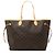 Borsa Tote Louis Vuitton Monogram Neverfull GM Marrone