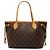 Bolso Tote Louis Vuitton Monogram Neverfull PM Marrón Castaño