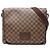 Borsa a tracolla Louis Vuitton Damier Ebene Brooklyn MM Marrone